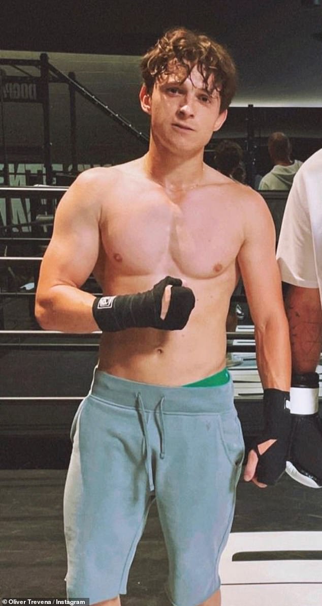 Tom has said: 'My girlfriend [now fiancée] is a vegetarian which is really helpful because it means that more often than not I'll be having a veggie meal' (pictured in 2022)