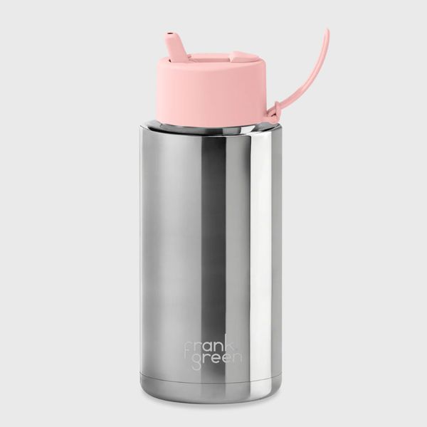 Frank Green Chrome Ceramic Reusable Bottle