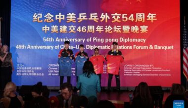 Legacy of "Ping-Pong Diplomacy" highlighted at annual celebration event in Los Angeles-Xinhua