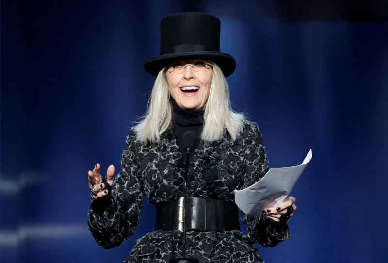 Actress Diane Keaton speaks at the 46th AFI Life Achievement Award in Los Angeles, California, the United States, on June 7, 2018. (Photo: Reuters)