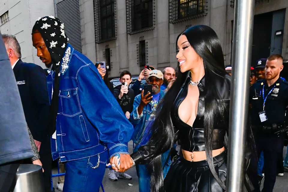 In September, Cardi, who is currently going through a divorce with rapper Offset, revealed she was pregnant and expecting her first child with Diggs. GC Images