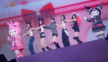 Girl group Le Sserafim performs at the Tokyo Dome in Japan on Nov. 18 and 19 as part of the &Prime;Easy Crazy Hot&Prime; world tour. [SOURCE MUSIC]