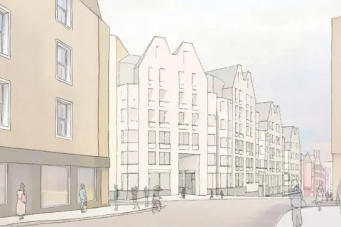 Hendersonherd Artist's impression showing the building from another angle.