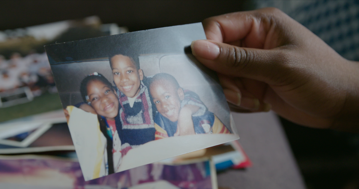 "Our intention was to share our family's story, in the hopes that people can see themselves in it," Jacobs said of his visual album's aim. "And then also to have people who may not be impacted [by the prison system] see the humanity of those of us who endure what we endure."