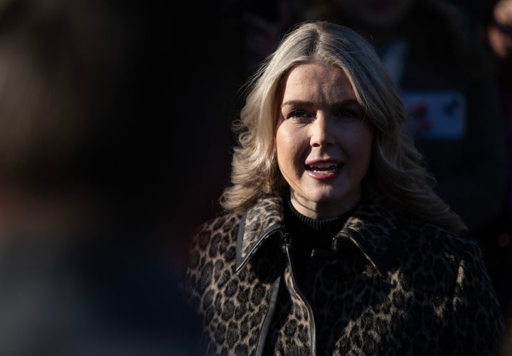 Karoline Leavitt was another Trump official photographed in extreme detail by photographer Christopher Anderson. She is seen here in a different image by Andrew Cabellero-Reynolds.