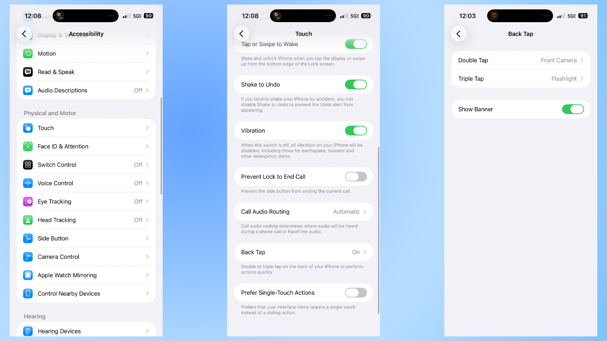 Apple iphone screenshots