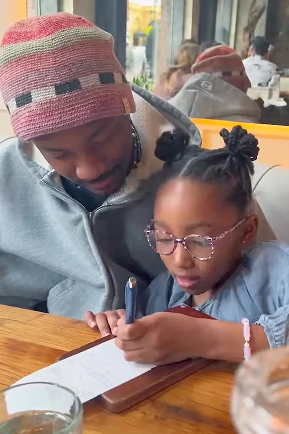 The wide receiver is also a dad to his 9-year-old daughter, Nova, whom he allegedly welcomed with ex Tyler-Marie in October 2016. Stephanie Diggs/Instagram