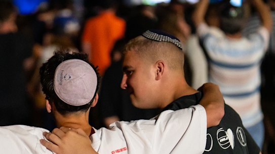 NSW Jewish Board of Deputies CEO Michele Goldman said Sunday’s vigil “showed the true strength of our community”.