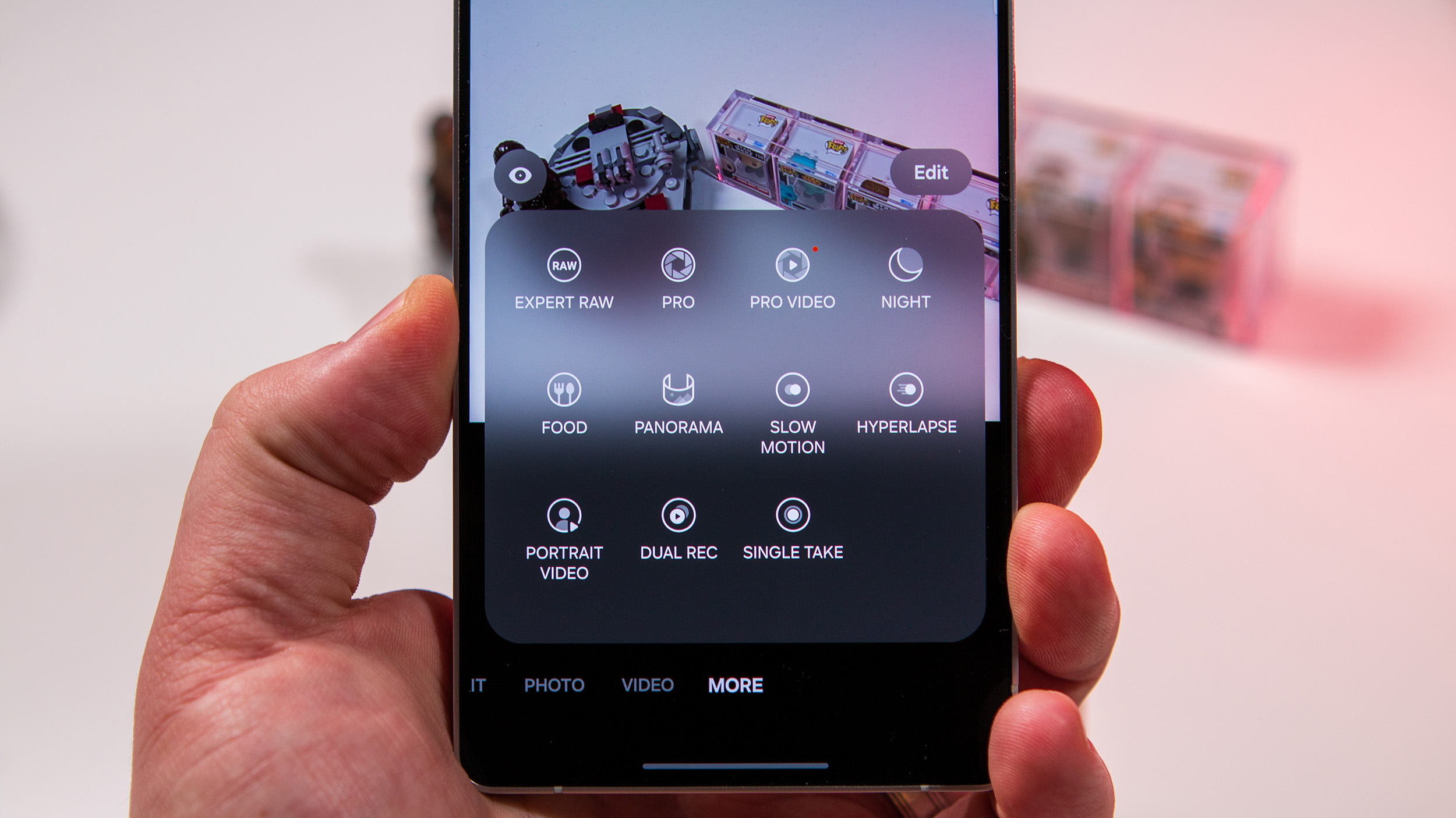Camera modes on Galaxy S25 Ultra