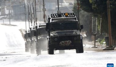 Israeli siege intensifies in West Bank after reported shooting; Gaza death toll tops 71,000-Xinhua