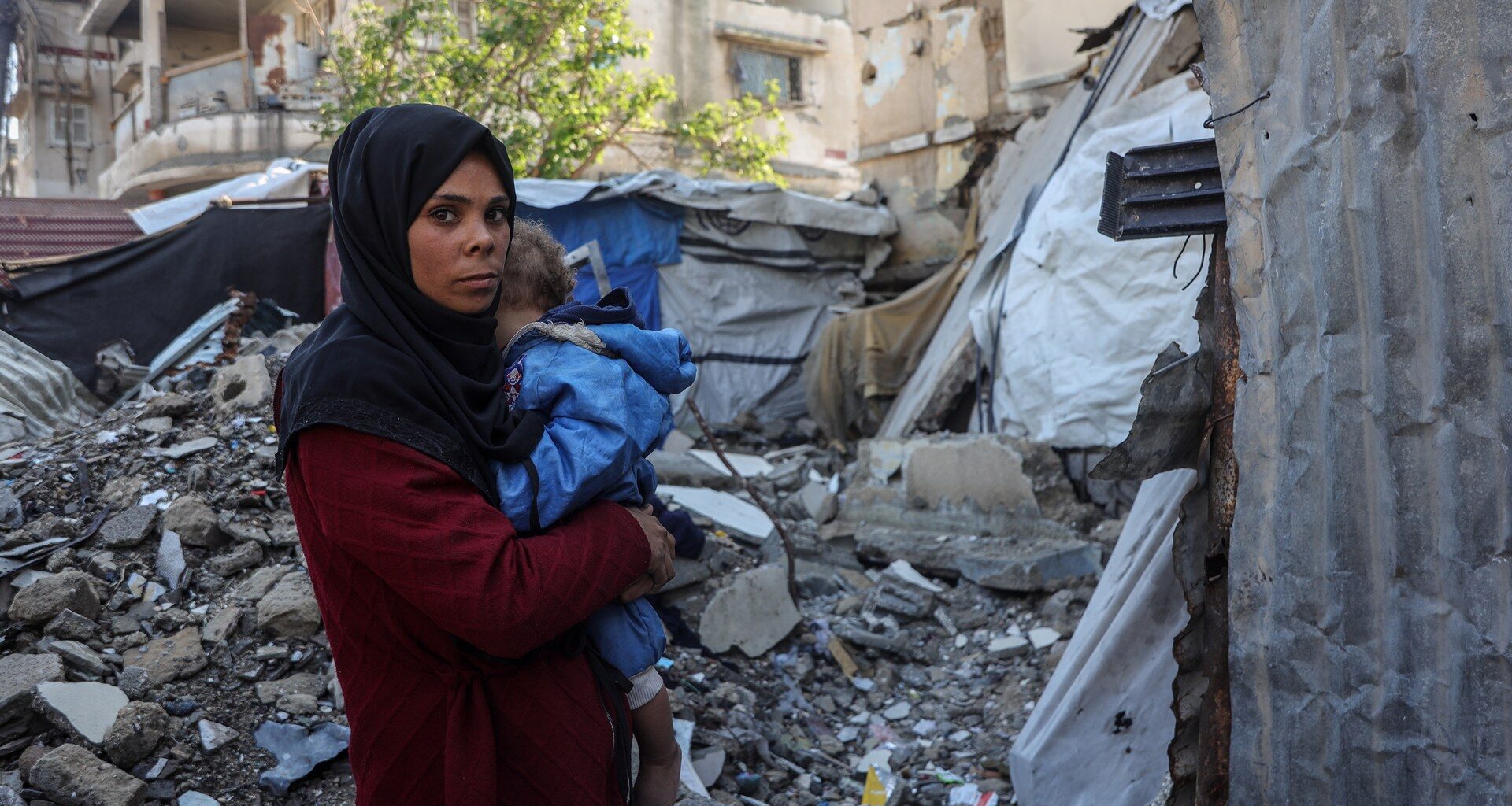 Tragedy in Gaza as winter storm turns family’s shelter into rubble | Israel-Palestine conflict