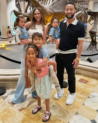 Chrissy Teigen/Instagram Chrissy Teigen, John Legend, and their children