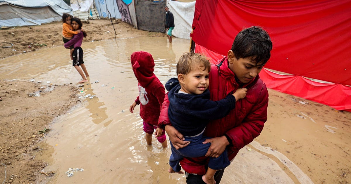 As Storms Flood Gaza's Tent Camps, Israeli NGOs Race to Raise Money and Aid - Haaretz
