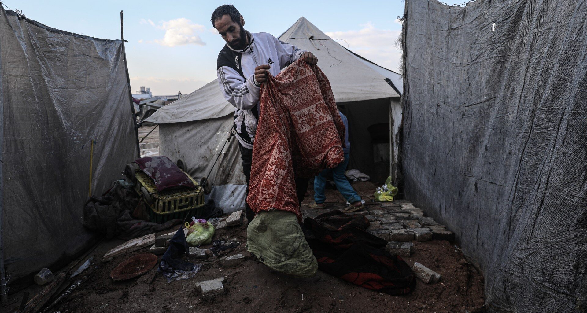 Winter storms plague Palestinians left in desperate need of aid by Gaza war | Israel-Palestine conflict News