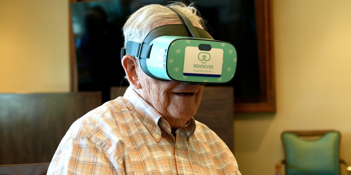 Seniors relive their days of wanderlust and thrill-seeking with virtual reality