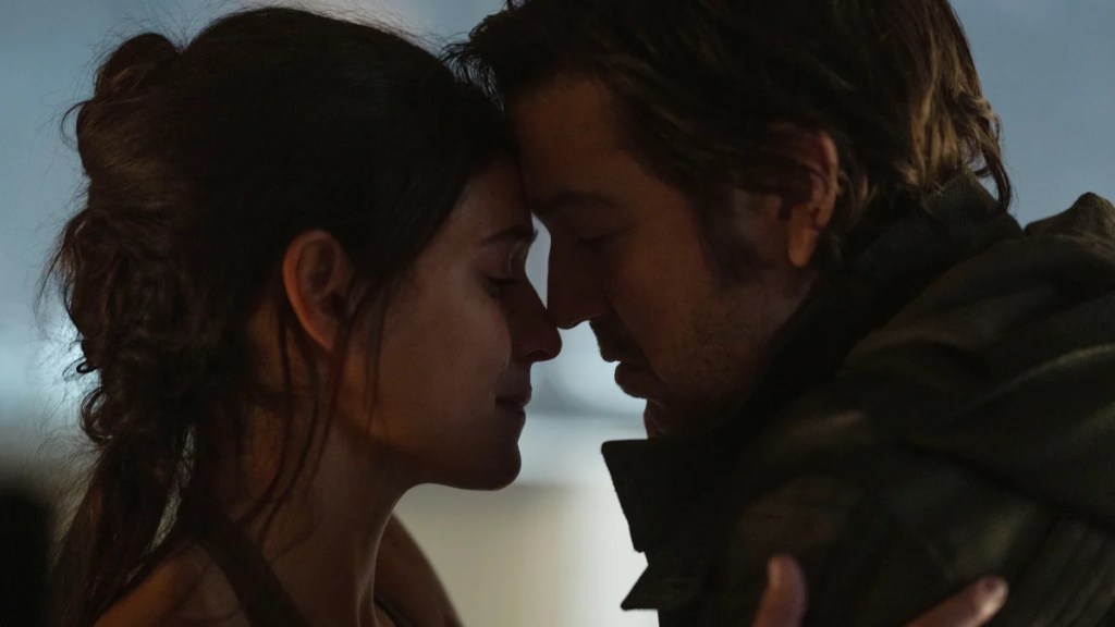 Adria Arjona and Diego Luna in "Andor" Season 2, Episode 4 (Des Willie/Lucasfilm)