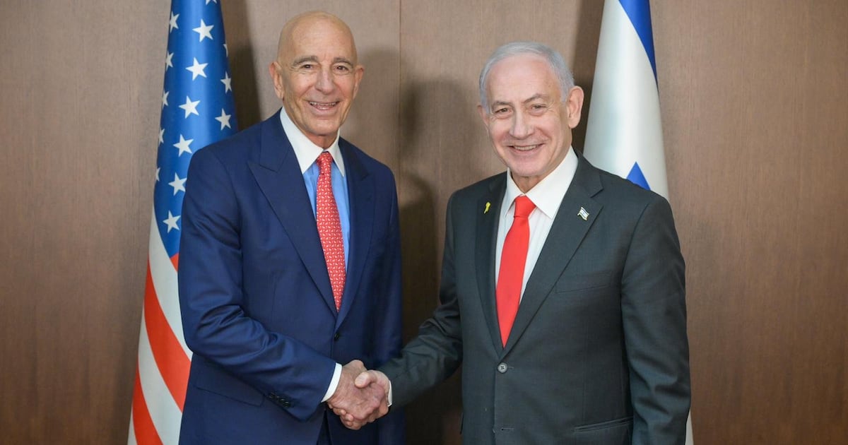 US Syria envoy Barrack meets Israel's Netanyahu in Jerusalem