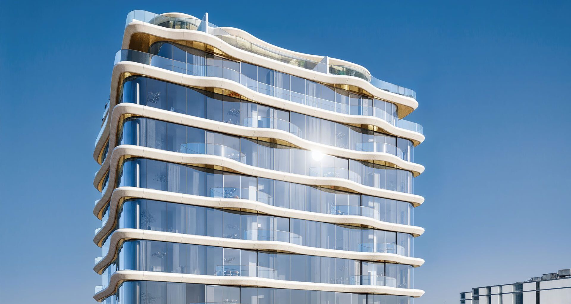 Exterior of Dubai residential building