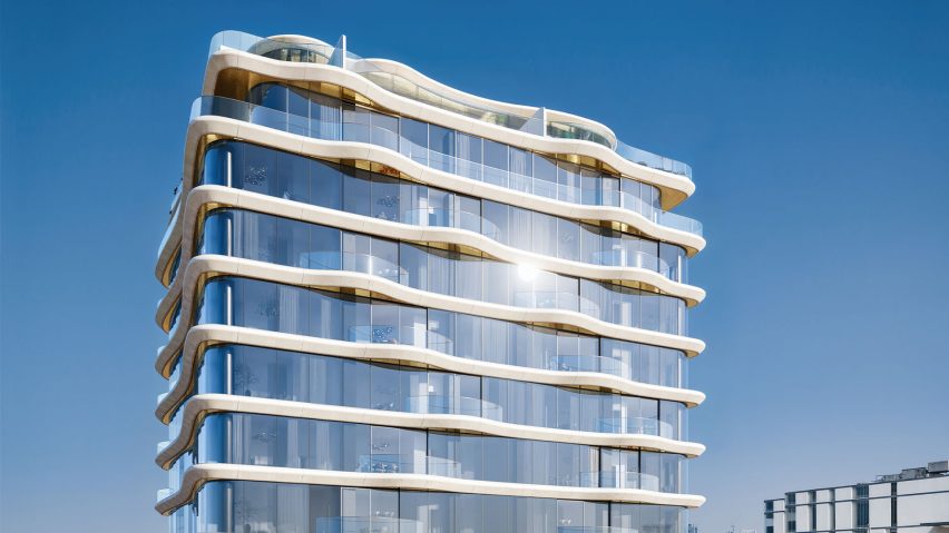 Exterior of Dubai residential building