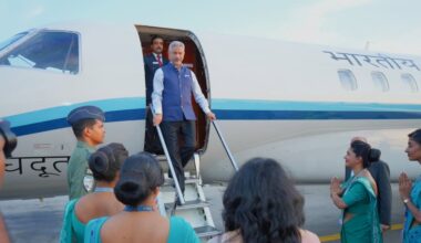 Indian FM arrives in Sri Lanka - Newswire