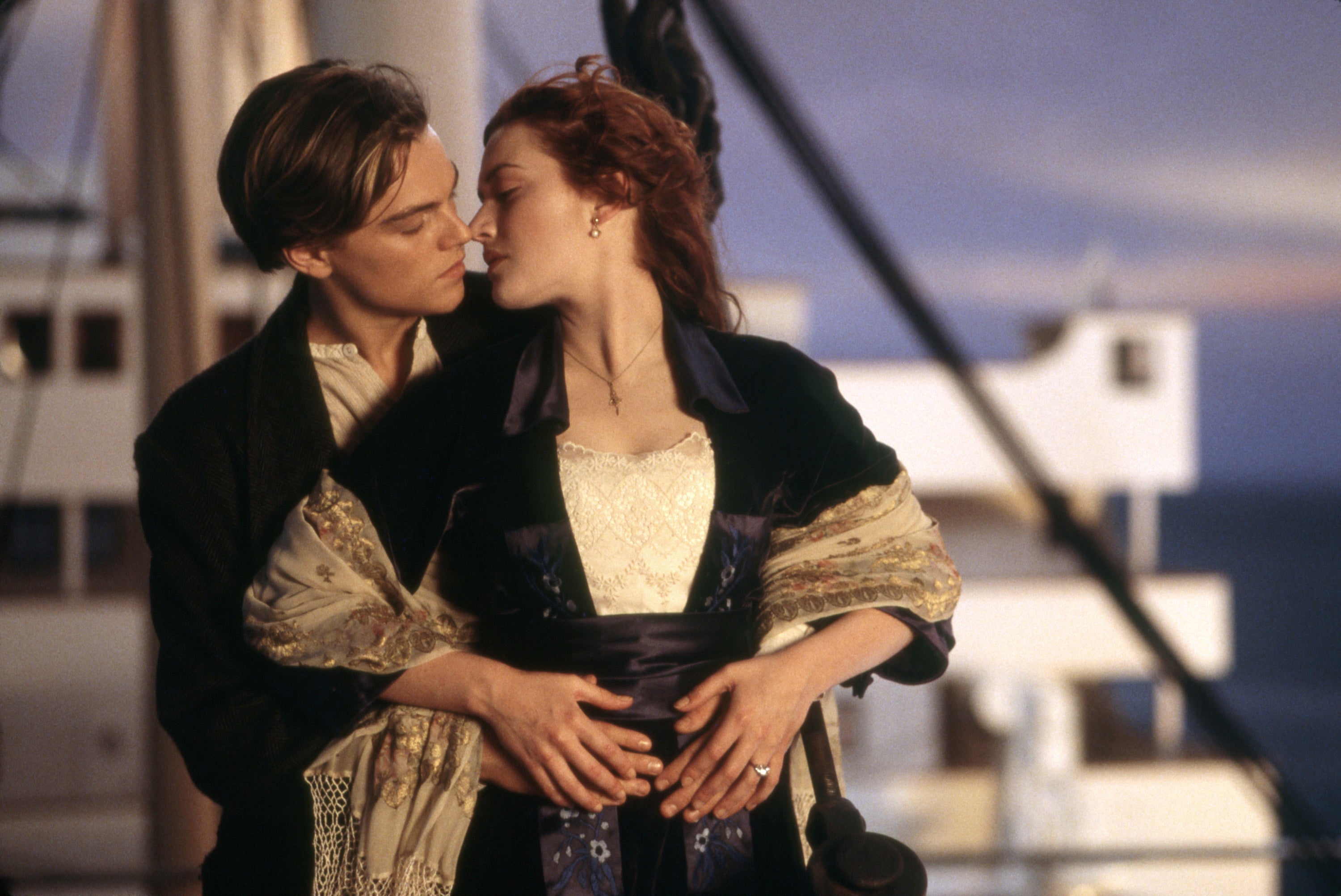Leonardo DiCaprio and Kate Winslet in James Cameron’s ‘Titanic’
