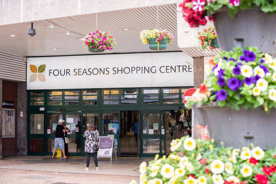 The front of the Four Seasons shopping centre on Westgate