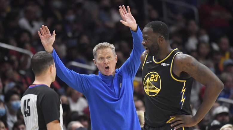 Steve Kerr, Draymond Green, Warriors