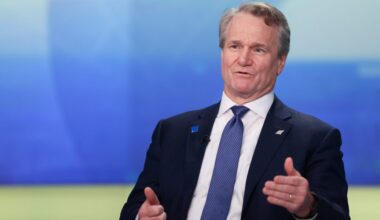 Bank of America's Moynihan says AI's economic benefit is 'kicking in more'