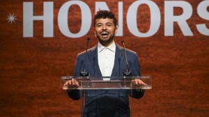 Vinny Thomas speaks onstage at IndieWire Honors Winter Film Awards 2025 at Nya West on December 4 in Los Angeles, California.