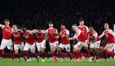 Arsenal outlast Crystal Palace in marathon shootout to reach Carabao Cup semi-finals