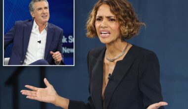 Halle Berry bashes Gov. Gavin Newsom at NYT summit just before he takes stage