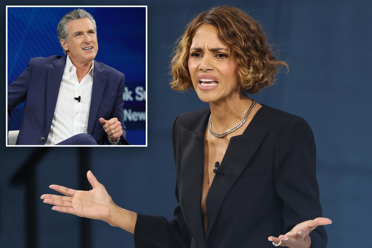 Halle Berry bashes Gov. Gavin Newsom at NYT summit just before he takes stage