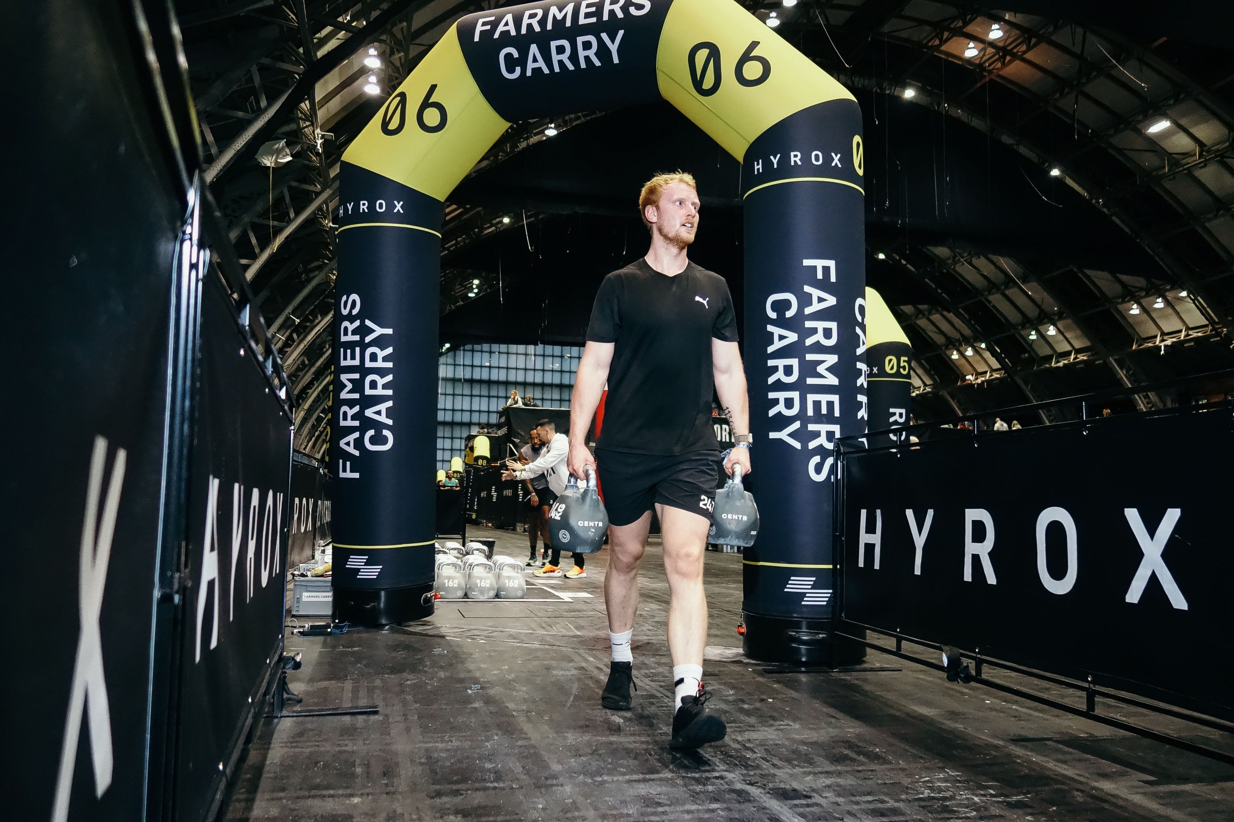 I found my gym background stood me in good stead for the sandbag lunges and farmer’s carries