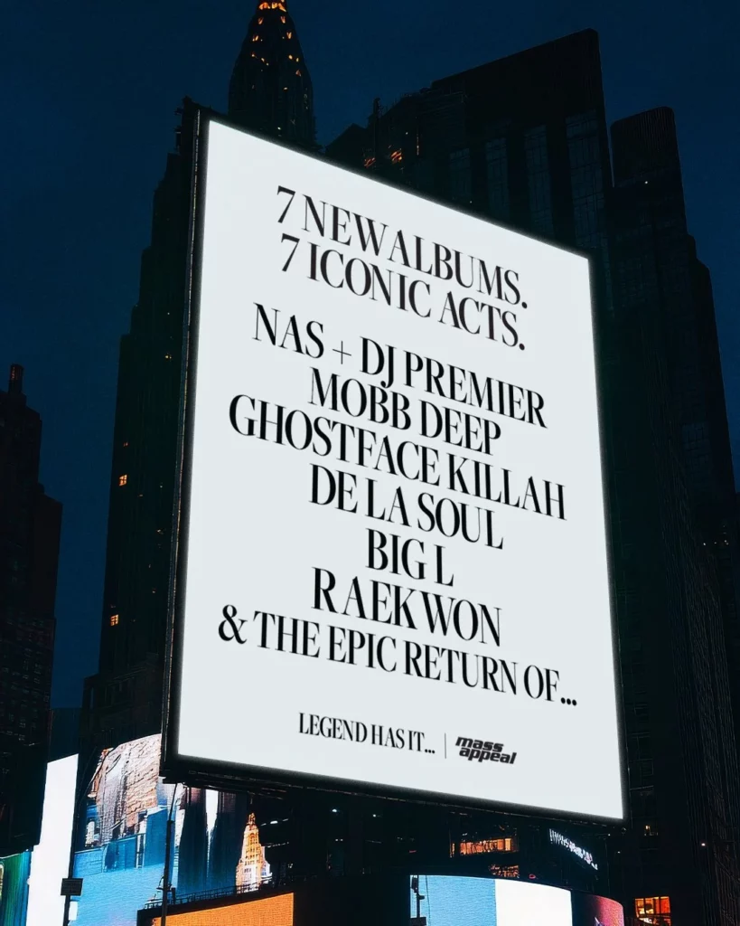 Legend Has It: How Nas And Mass Appeal Honored NY's Iconic Voices In 2025