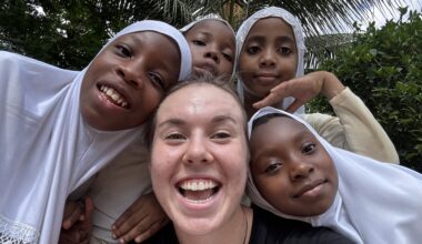Noskova volunteers at Zanzibar school, calls experience 'unforgettable'