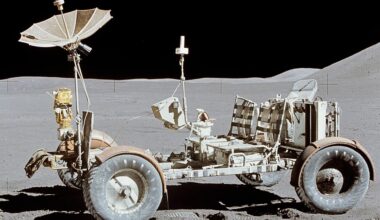 Expanding wheels may significantly enhance the capability and reach of lunar rovers {Credit : NASA/Dave Scott)