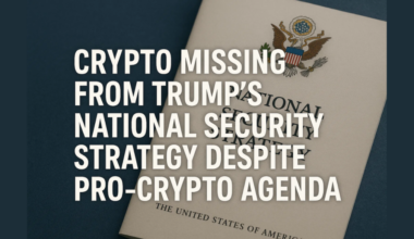 Crypto Missing From Trump’s National Security Strategy Despite Pro-Crypto Agenda