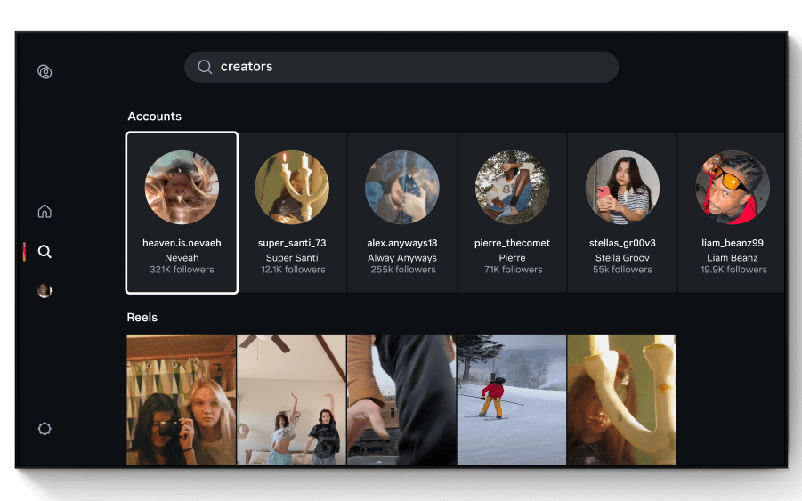 Instagram for TV App Lets You Watch Reels Videos on Big Screen
