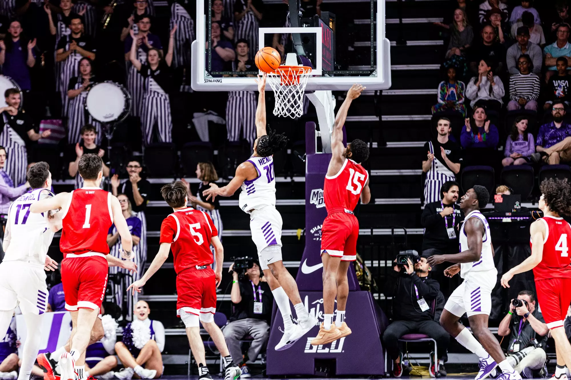 Phoenix, AZ  Dec. 22, 2025:   The Lopes win 91-78 over IU Indy at Global Credit Union Arena.