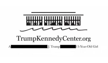 Unofficial Trump Kennedy Center logo is the sharpest design trolling of 2025