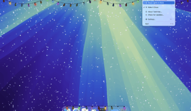 Festivitas lets you decorate your Apple devices with holiday lights and snow