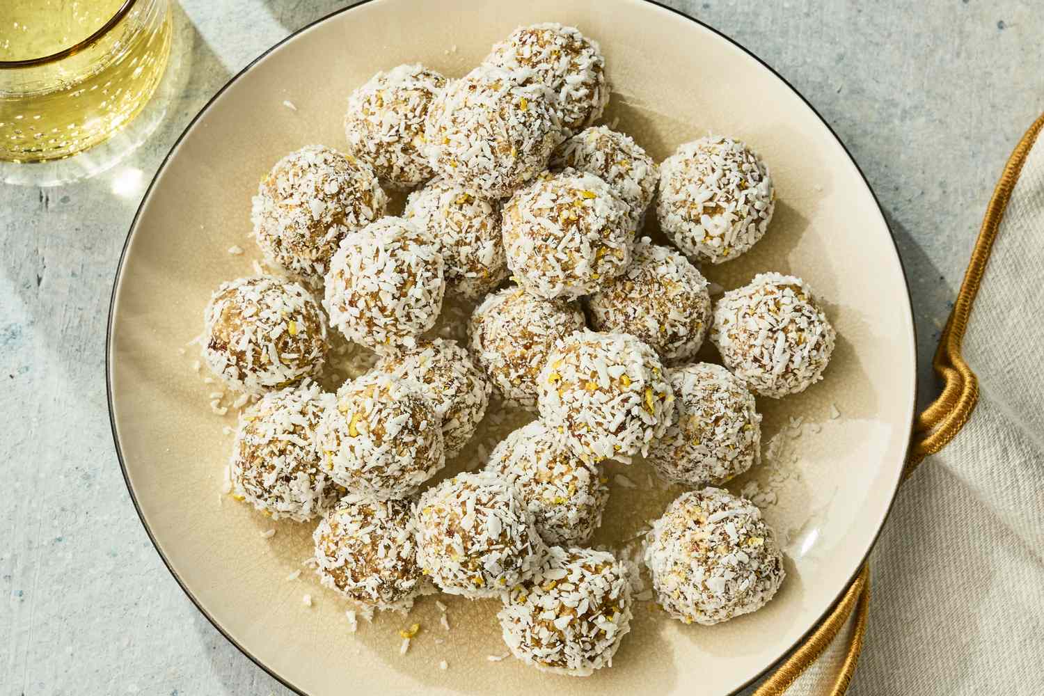 No-Added-Sugar Lemon Drop Energy Balls