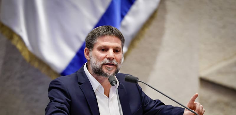 Minister of Finance Bezalel Smotrich  credit: Noam Moskowitz, Knesset Spokesperson