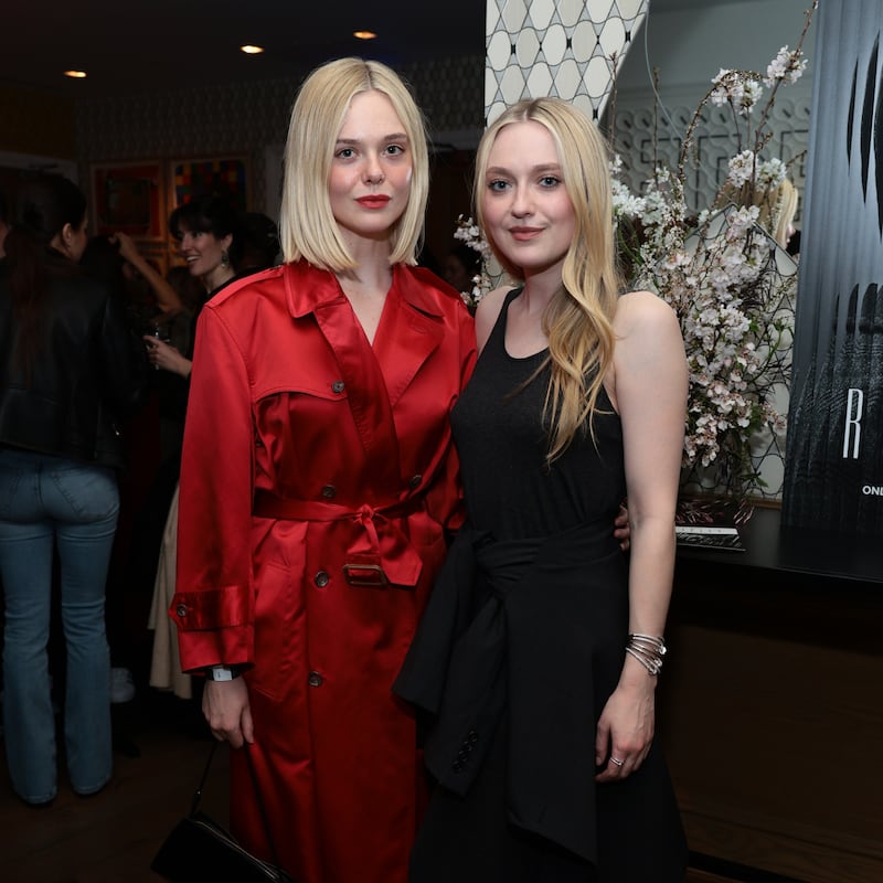 Sisters Elle and Dakota Fanning photographed in New York in 2024. Photograph: Dimitrios Kambouris/Getty
