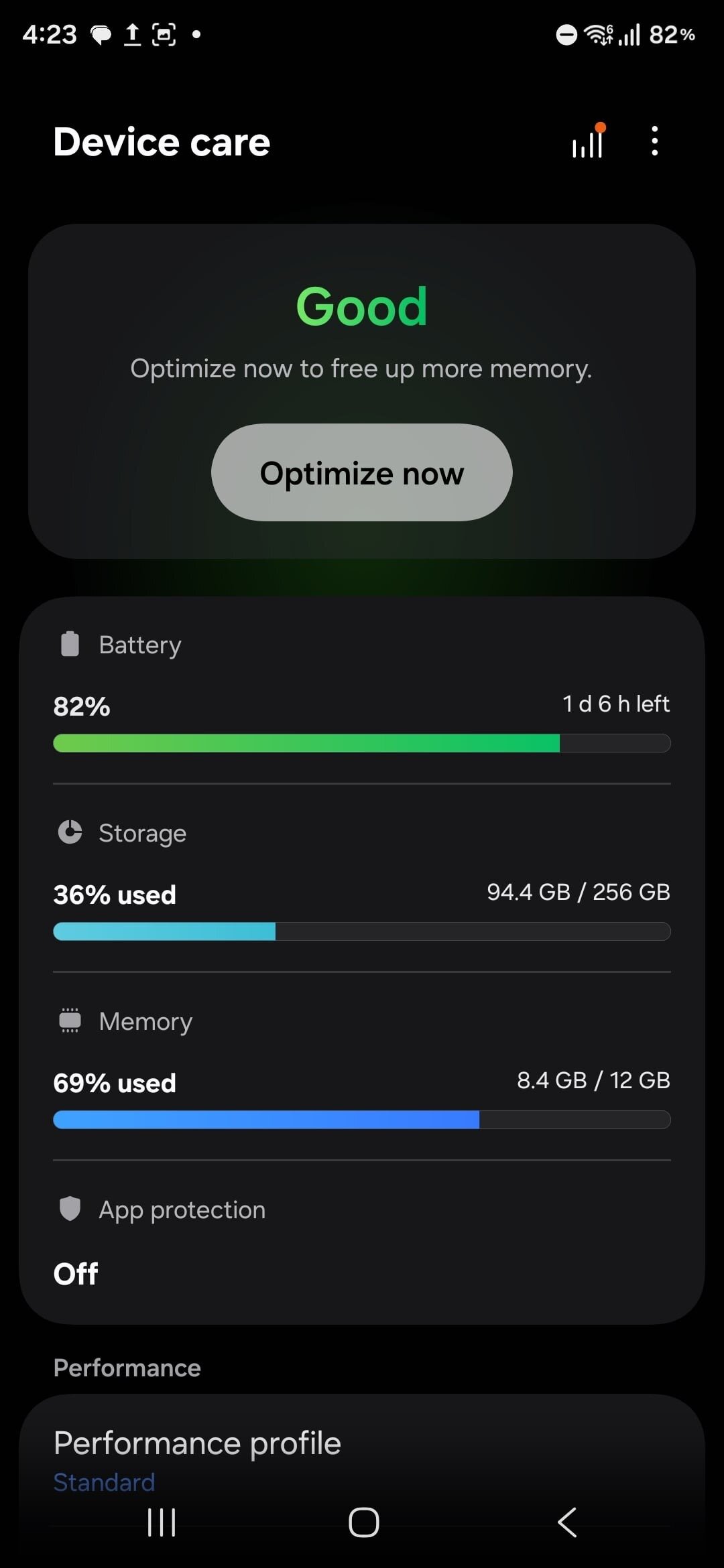 One UI 8.5 device care