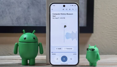 Pixel Recorder app on the Google Pixel 9