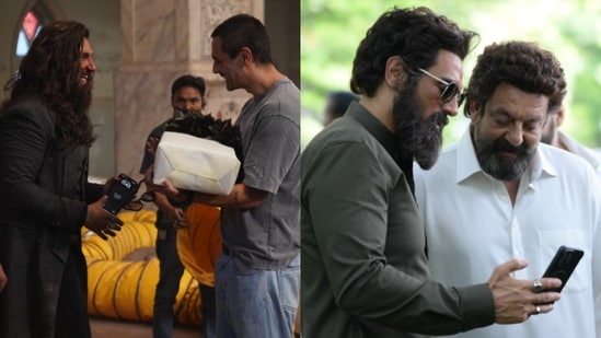 Arjun Rampal shares BTS pics from Dhurandhar set to celebrate the film's success.