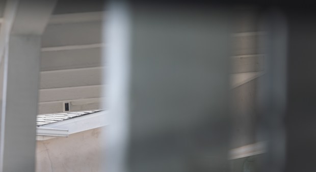 A security camera on a porch on Wednesday, Nov. 19, 2025 in San Diego, CA. (Ana Ramirez / The San Diego Union-Tribune)