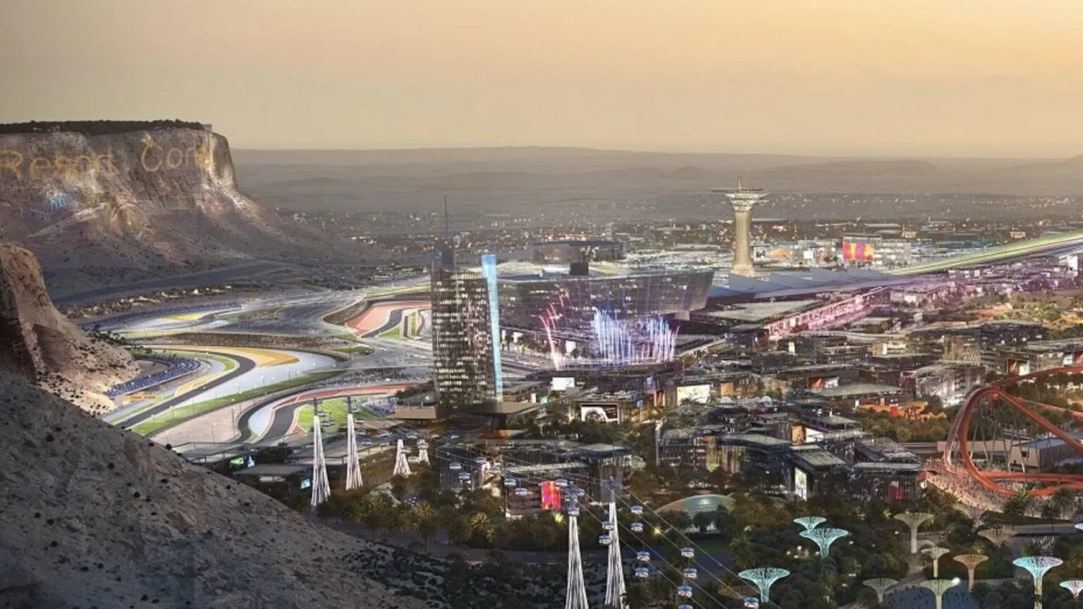 Saudi Arabia, 0 million F1 track, F1 Track Design, Qiddiya Speed Park Track