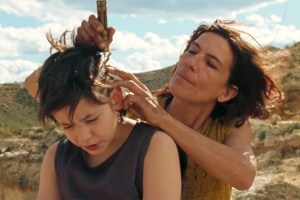 SIRAT, from left: Bruno Nunez Arjona, Stefania Gadda, 2025. © Neon /Courtesy Everett Collection